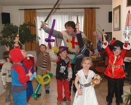 magicien et enfants